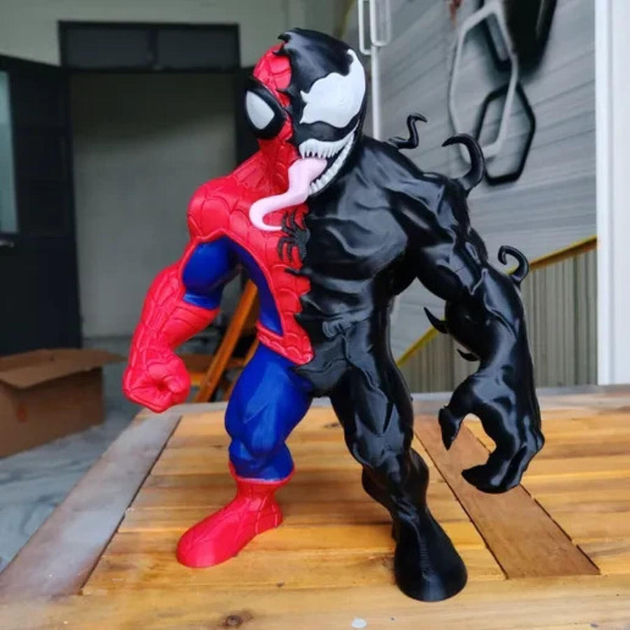Venomized Spider-Man – Fan Art 3D Printed Collectible
