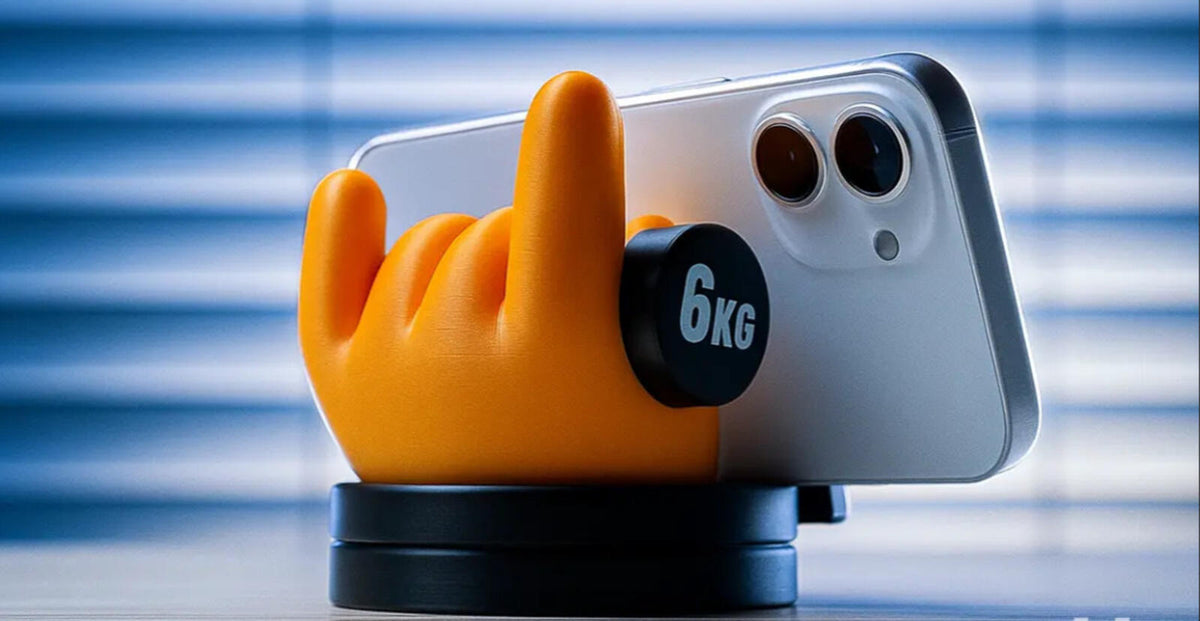 Funny Gym Dumbbell Phone Stand – 3D Printed Fitness Gift