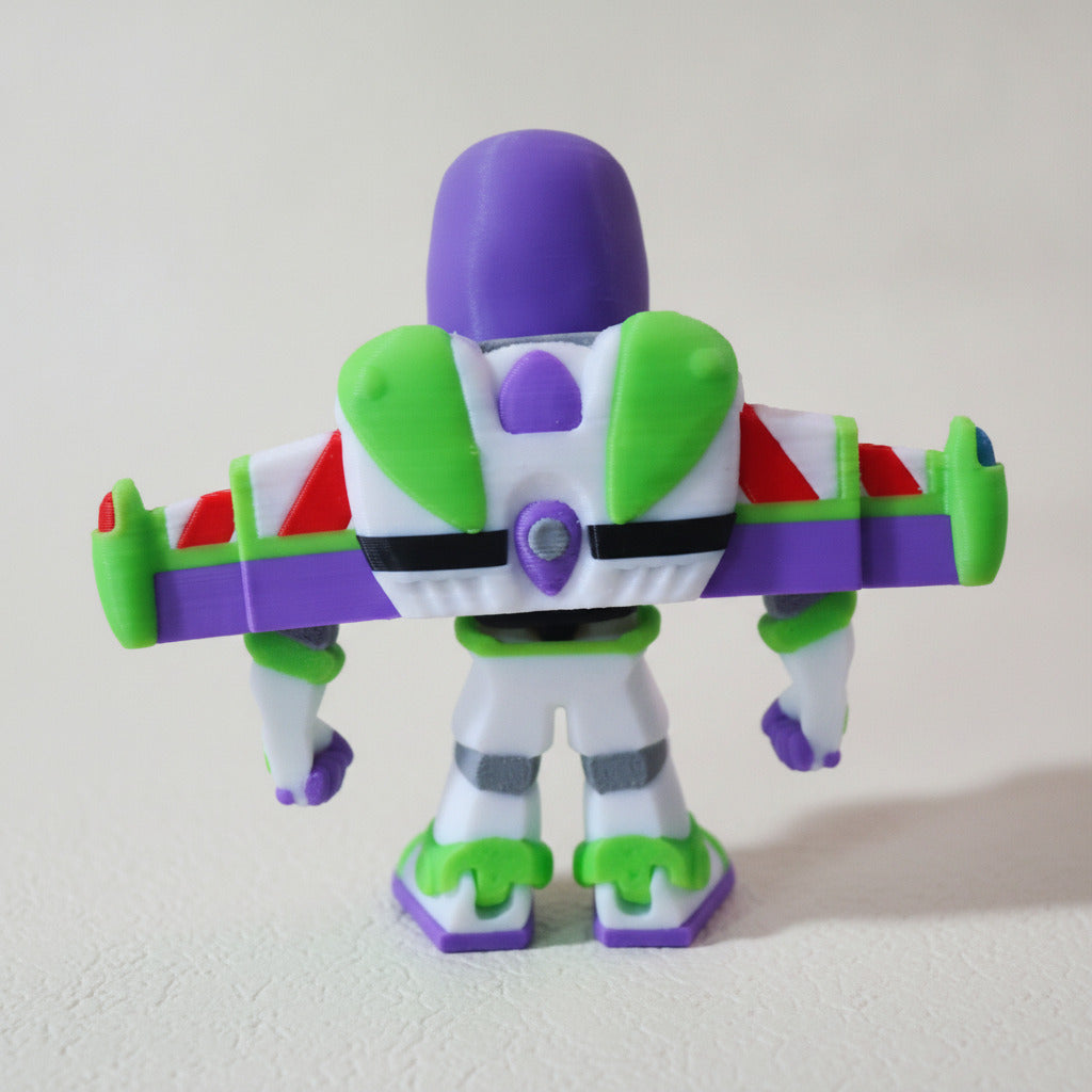 Buzz Lightyear Keychain | 3D Printed Charm | Toy Story Accessory