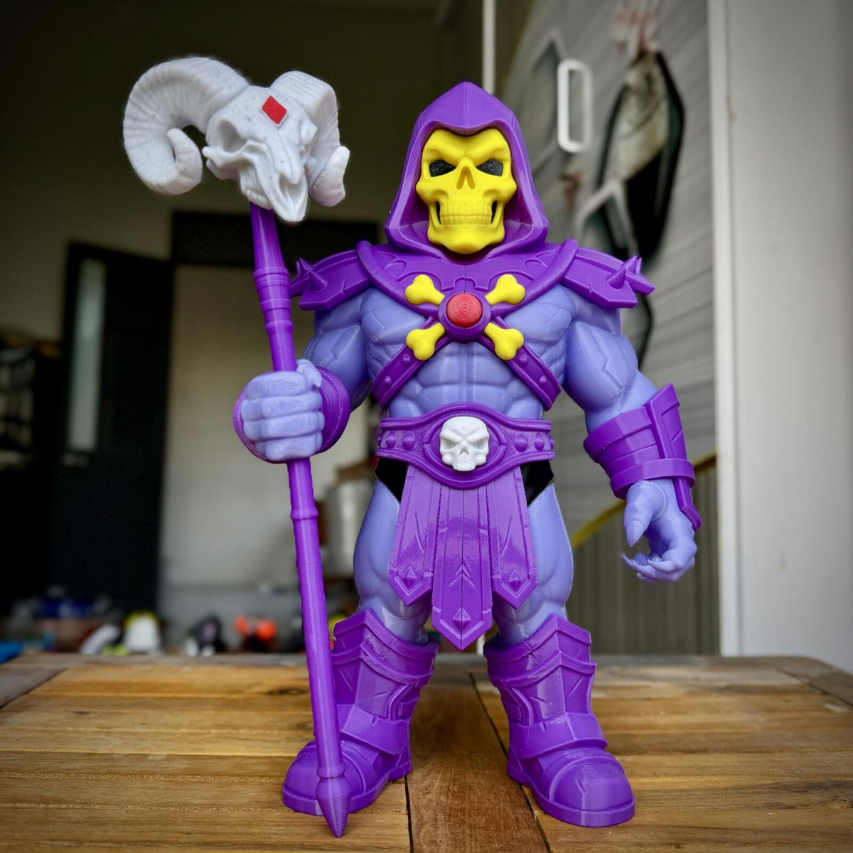 Skeletor Fan Art 3D Printed Statue