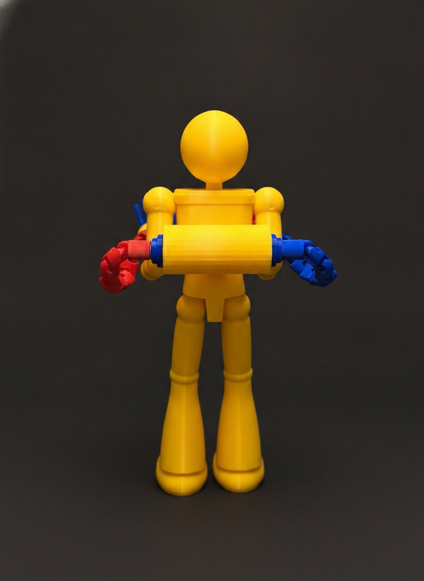 3D Printed Player Figure | Poppy Playtime-Inspired Poseable Collectible