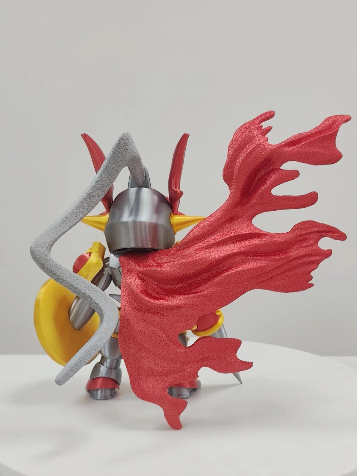 Chibi Holy Knight–Style Digital Warrior Figure (Fan-Made) | 3D Prints