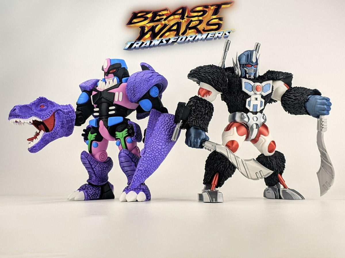 Chibi Mechanical T-Rex Warrior | Beast-Style Robot Figure | Transformers