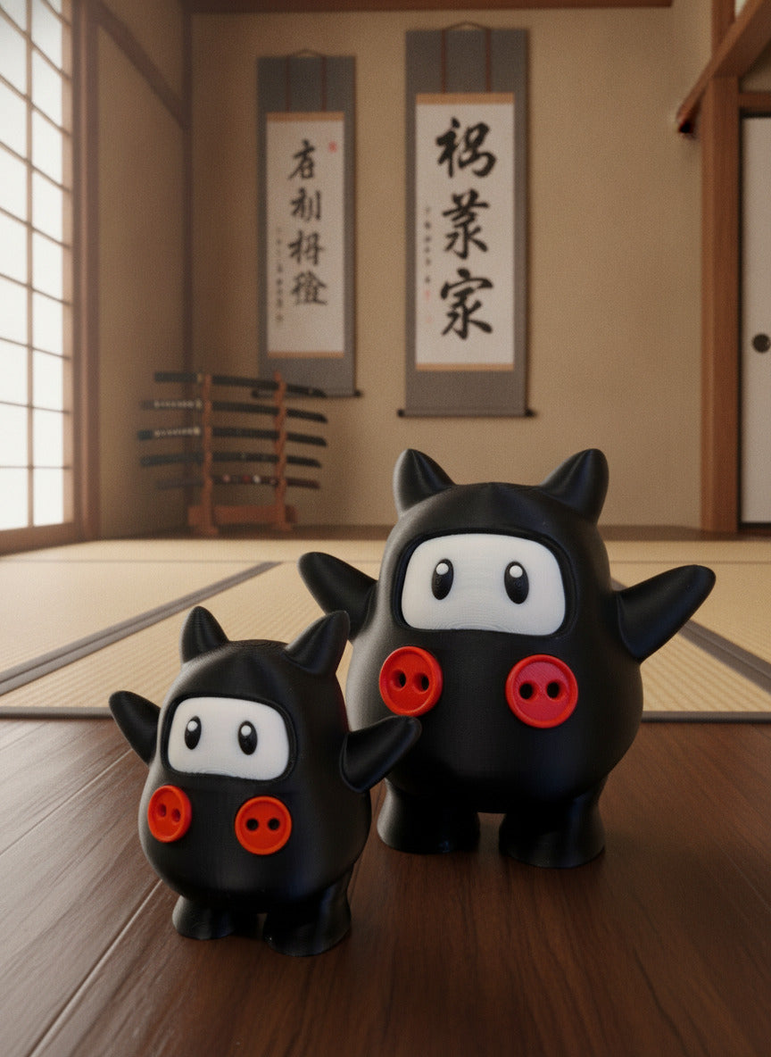 Ninji Figure – Mario-Inspired Collectible | Cute & Stealthy Ninja!