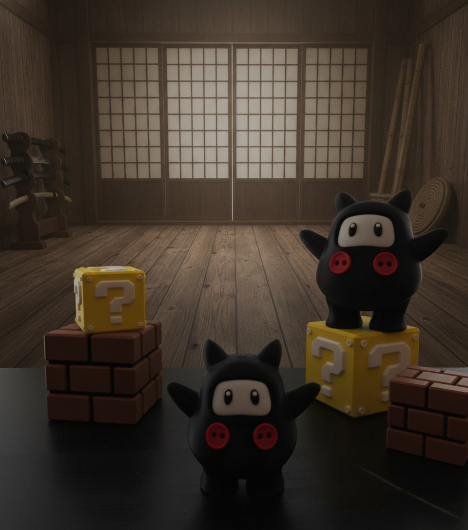 Ninji Figure – Mario-Inspired Collectible | Cute & Stealthy Ninja!