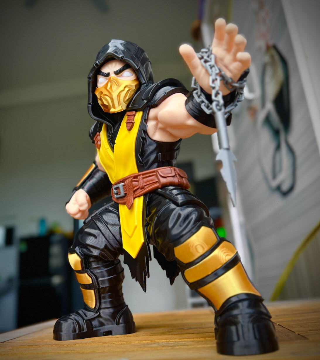 Mortal Kombat Collectible Statue Gamer Gift Display