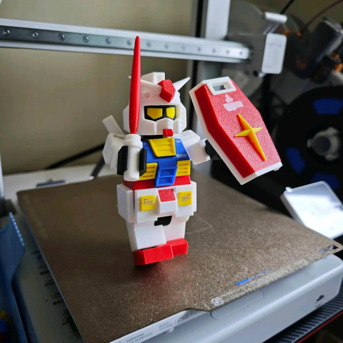 Gundam Style Mecha Crab Figure|3D Printed| No Stickers