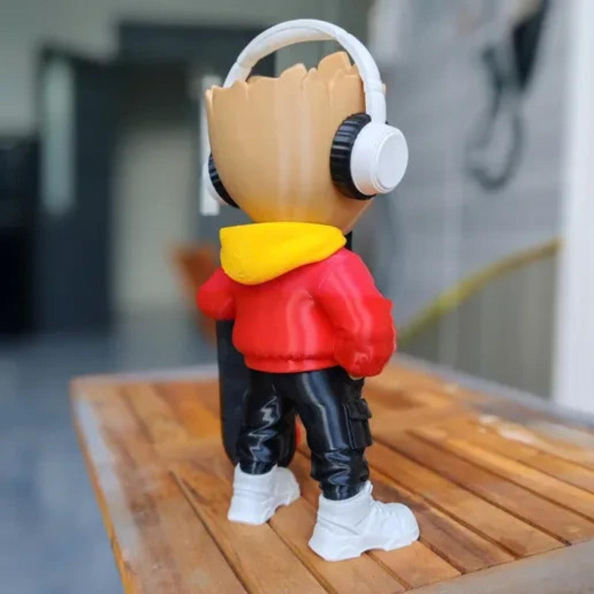Baby Groot Urban Vibes – Fan Art 3D Printed Collectible