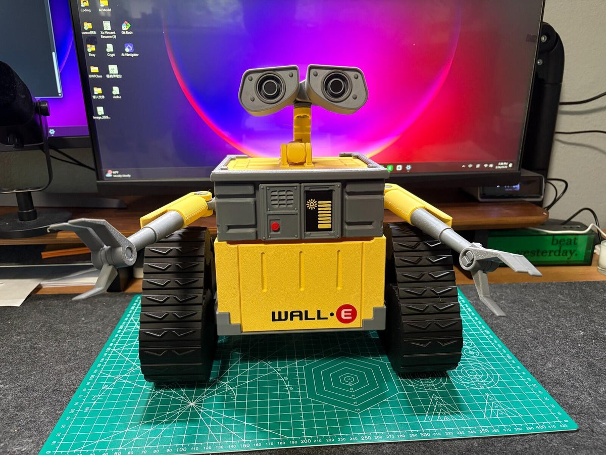 3D Printed Robot Style Tissue Box – Movable Arms Design, Cute Wall-E Inspired