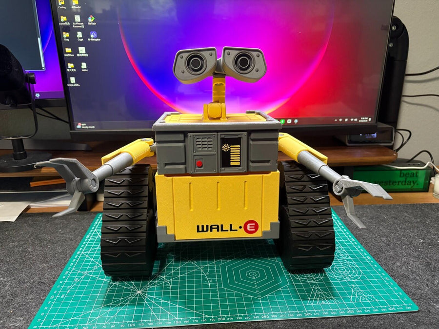 3D Printed Robot Style Tissue Box – Movable Arms Design, Cute Wall-E Inspired