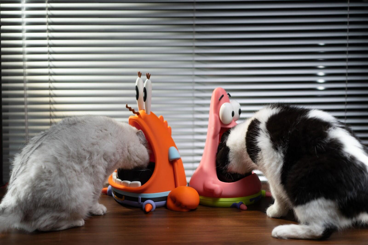 Patrick Star Pet Bowl Holder – Funny SpongeBob Tissue/Feeding Organizer, Fits 11