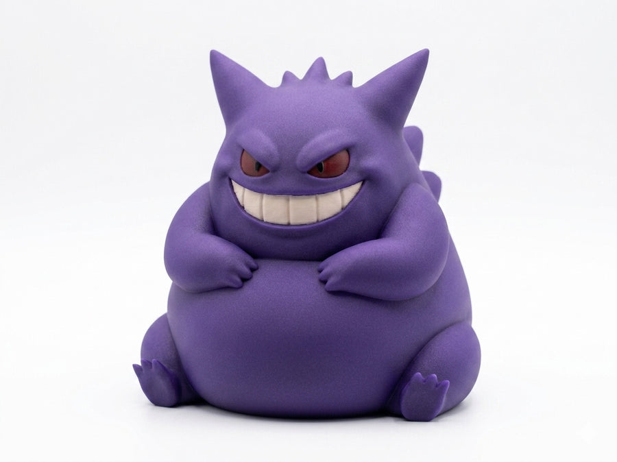 Chonkygar  - Fat Gengar - Funny Obese Pokémon Statue - Gag Gift Idea