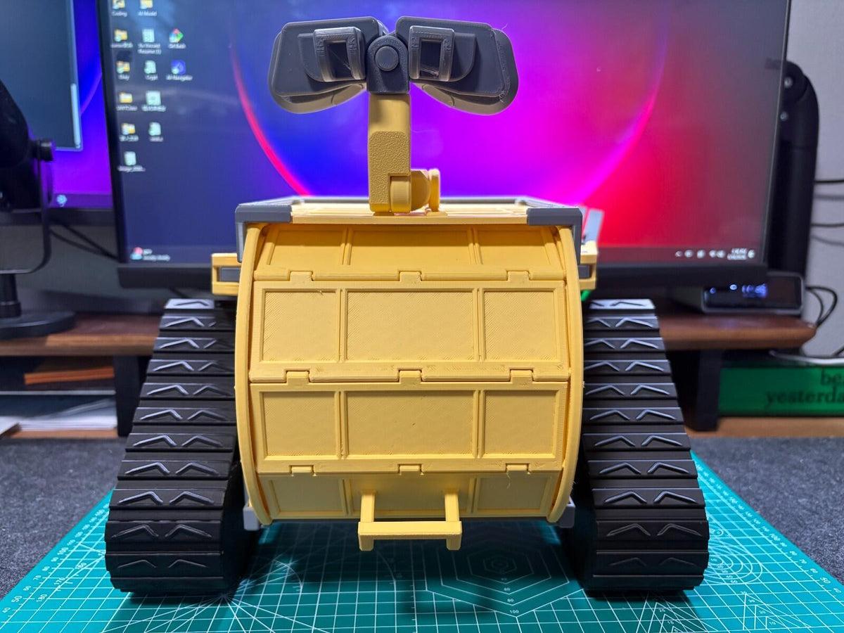 3D Printed Robot Style Tissue Box – Movable Arms Design, Cute Wall-E Inspired