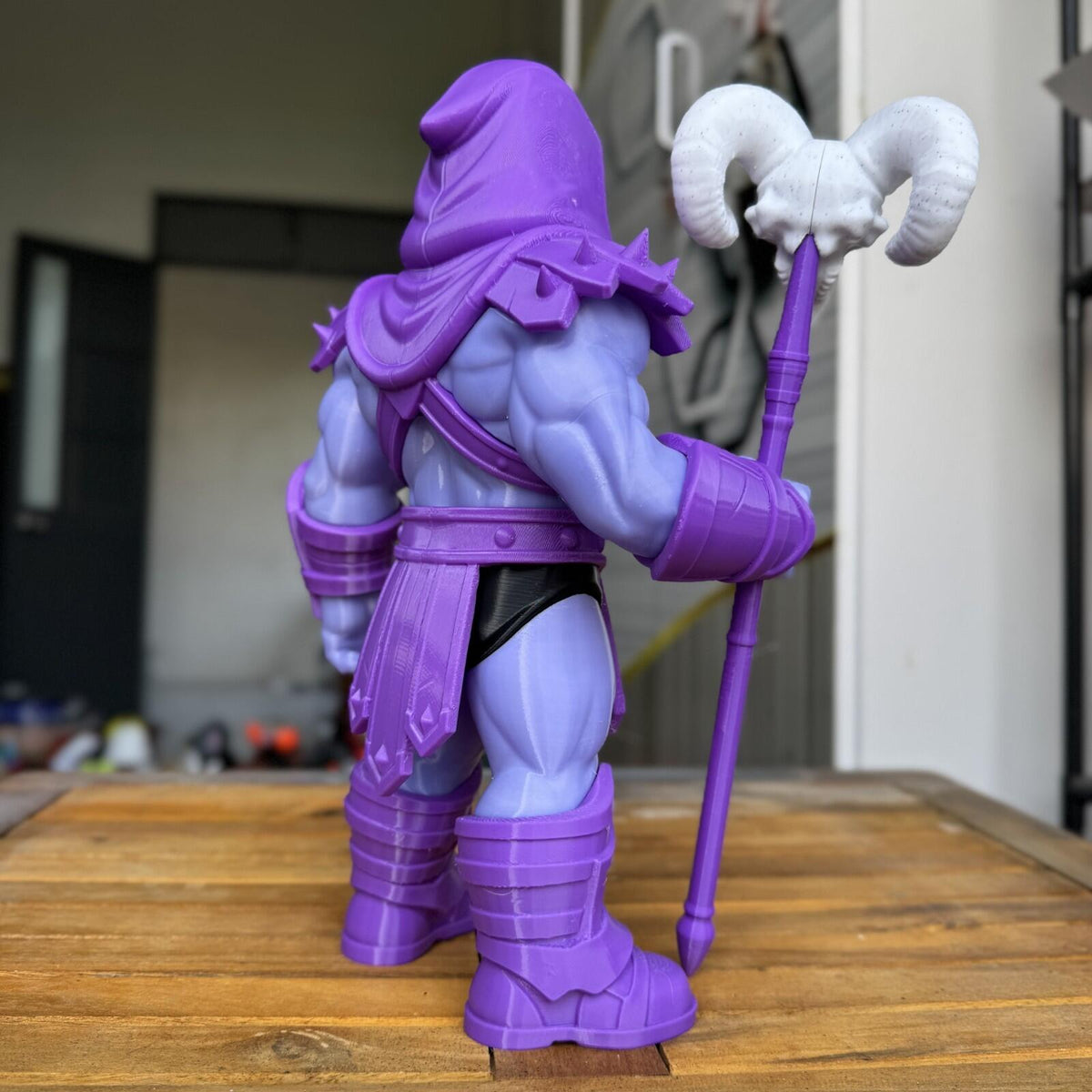 Skeletor Fan Art 3D Printed Statue