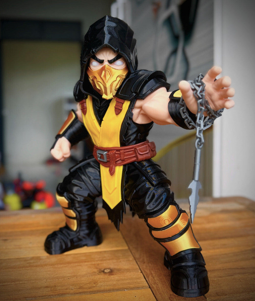 Mortal Kombat Collectible Statue Gamer Gift Display