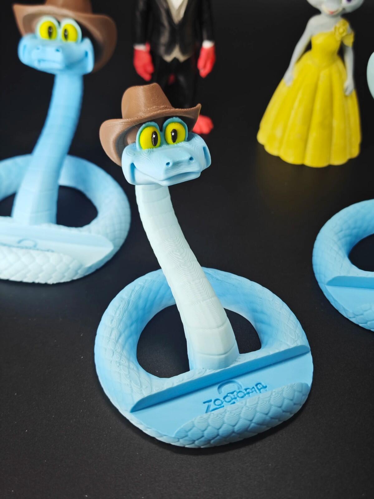 Gary Snake Phone Stand | 3D Printed Desk Holder