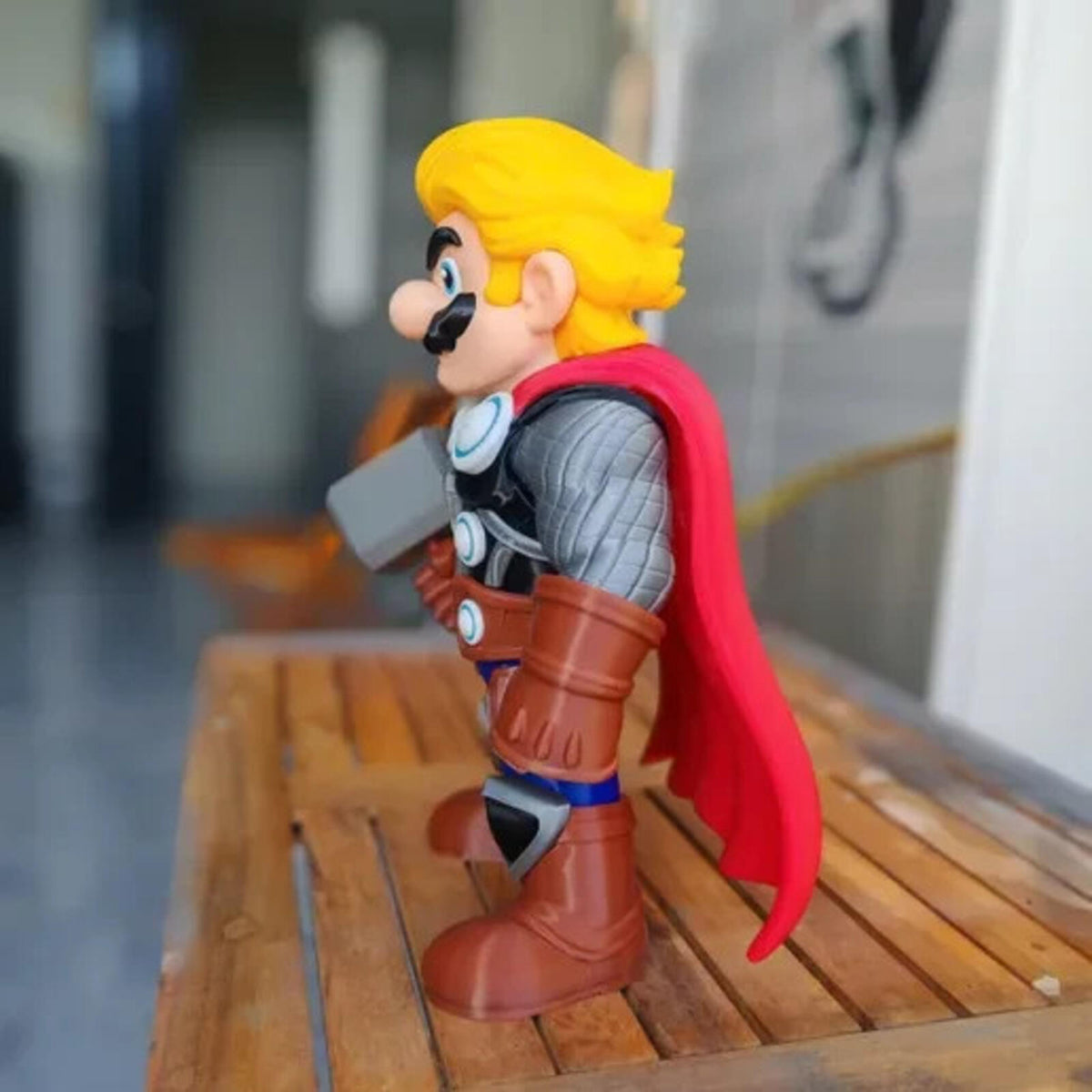 THORIO – Thor × Mario Fusion Fan Art 3D Printed Collectible