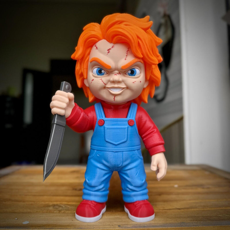 Chucky Fan Art 3D Printed Horror Statue