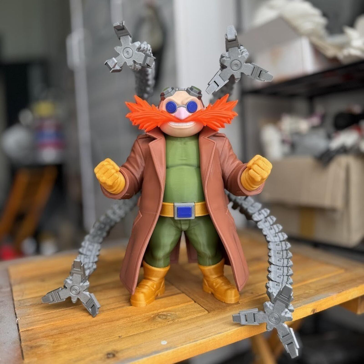 🤖 DR. EGGTOPUS – Chibi Mecha Crossover Fan Art Figure