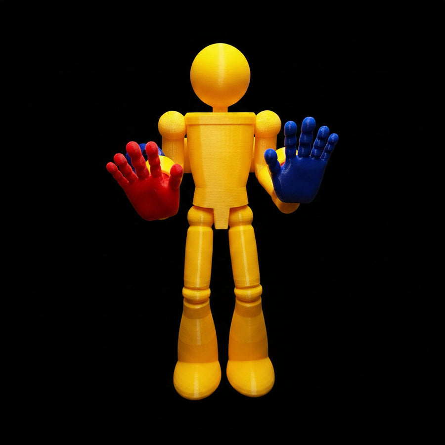 3D Printed Player Figure | Poppy Playtime-Inspired Poseable Collectible