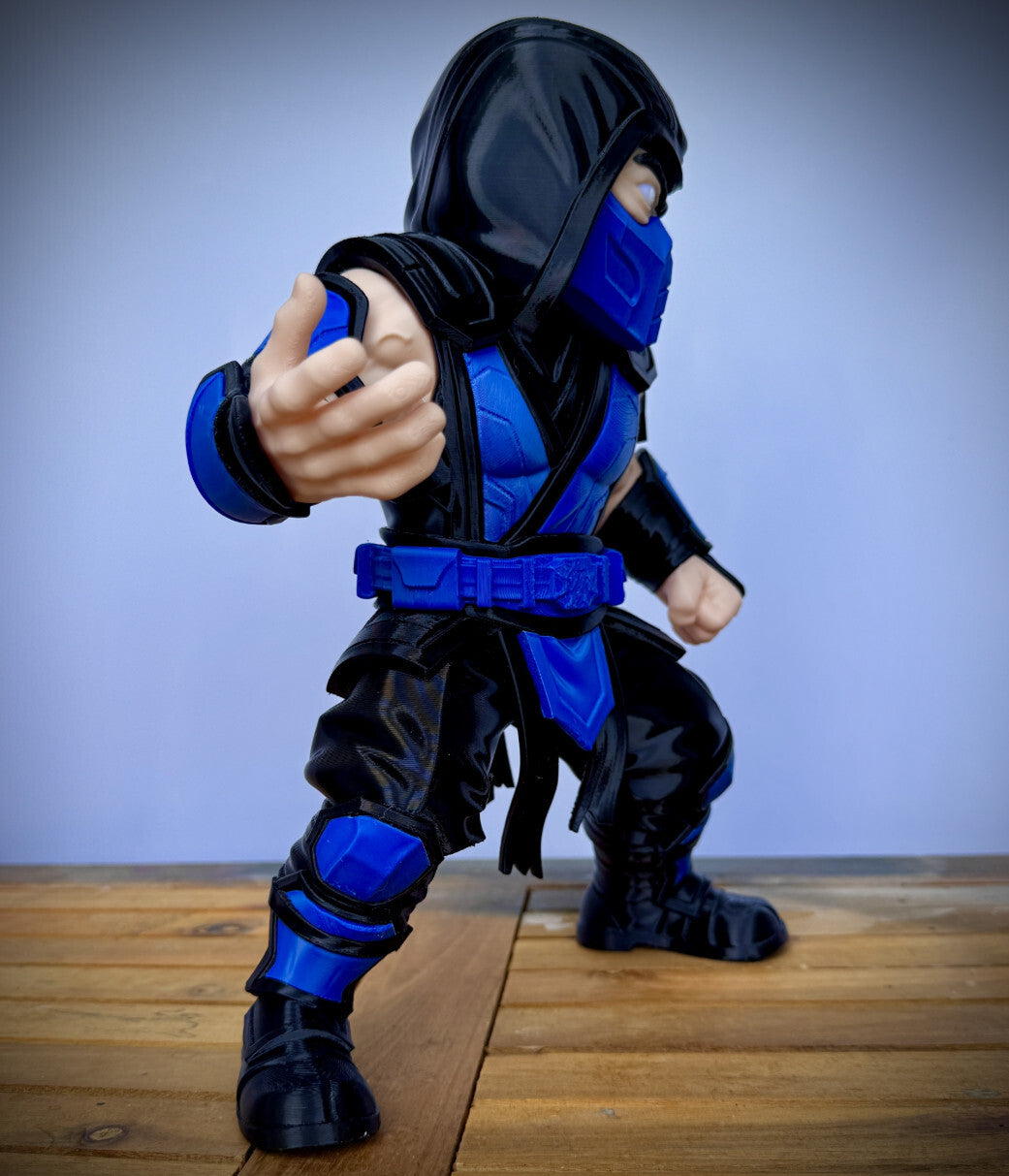 11-Inch Sub-Zero 3D Printed Figure