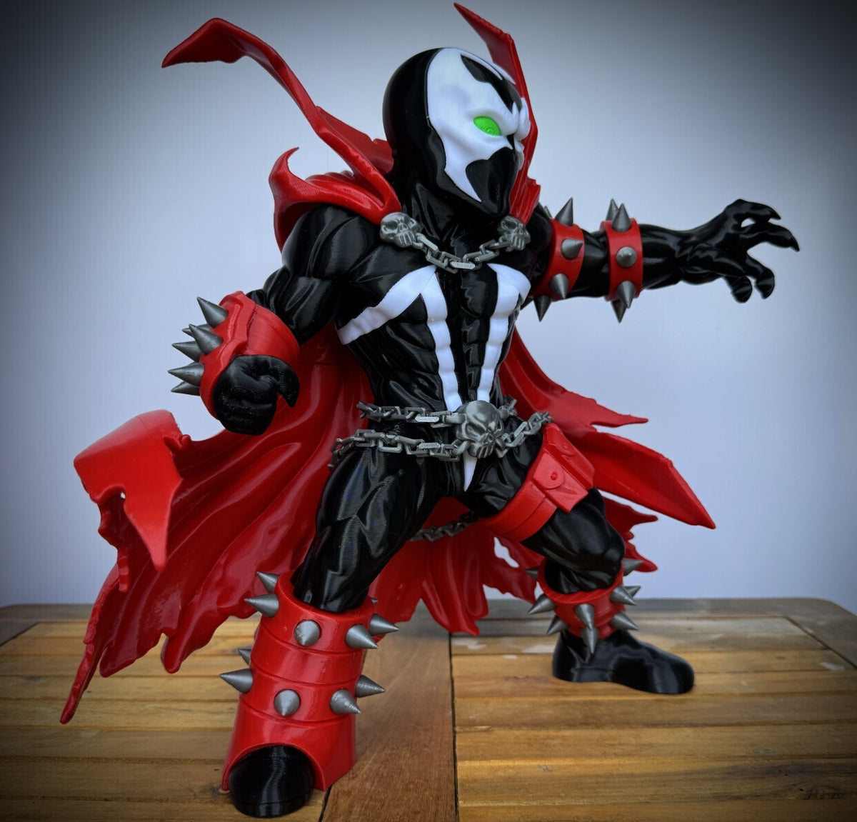 Spawn-Inspired Dark Anti-Hero Figure | Comic Fan Art Collectible