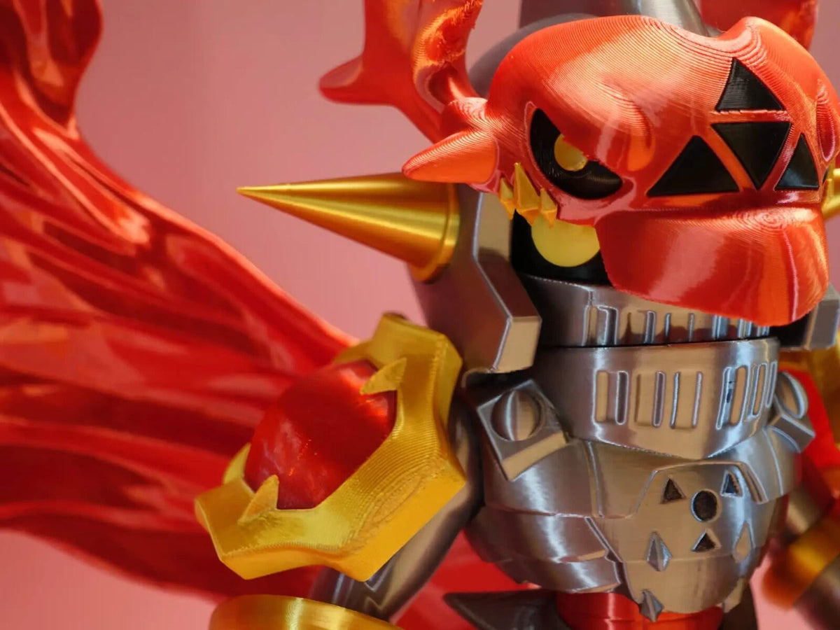 Chibi Holy Knight–Style Digital Warrior Figure (Fan-Made) | 3D Prints
