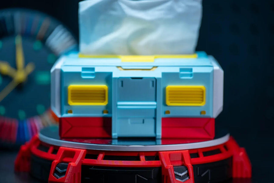 Gundam Style Tissue Box with Phone Holder