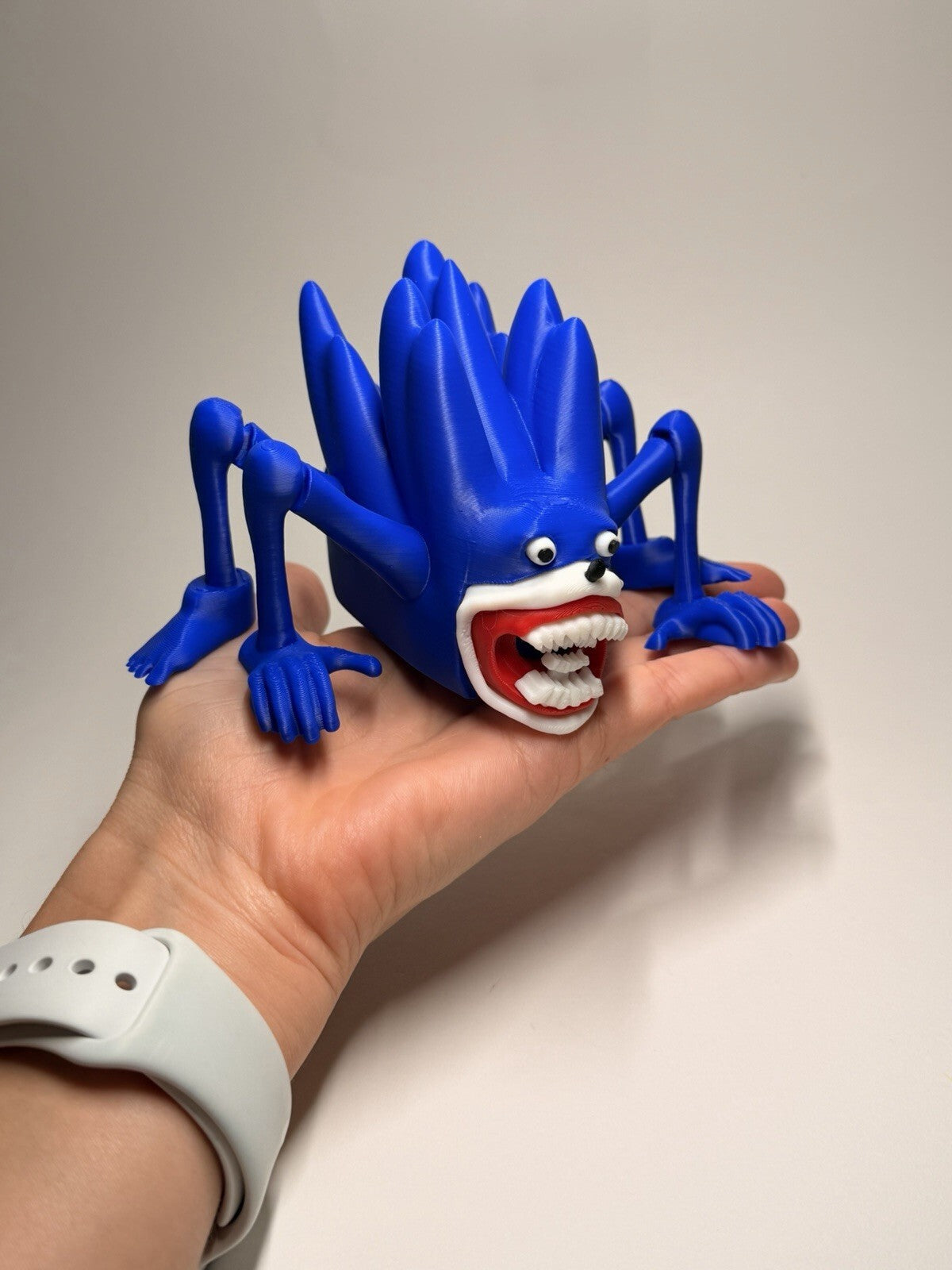 Sonic the Blue Hedgehog  3D Printed Action Figure