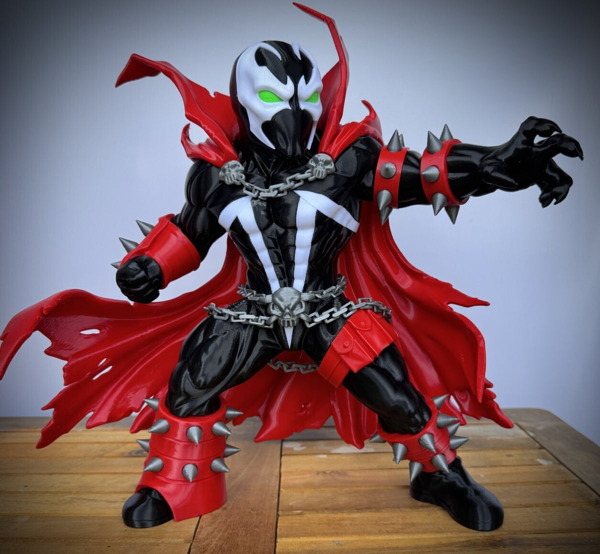 Spawn-Inspired Dark Anti-Hero Figure | Comic Fan Art Collectible