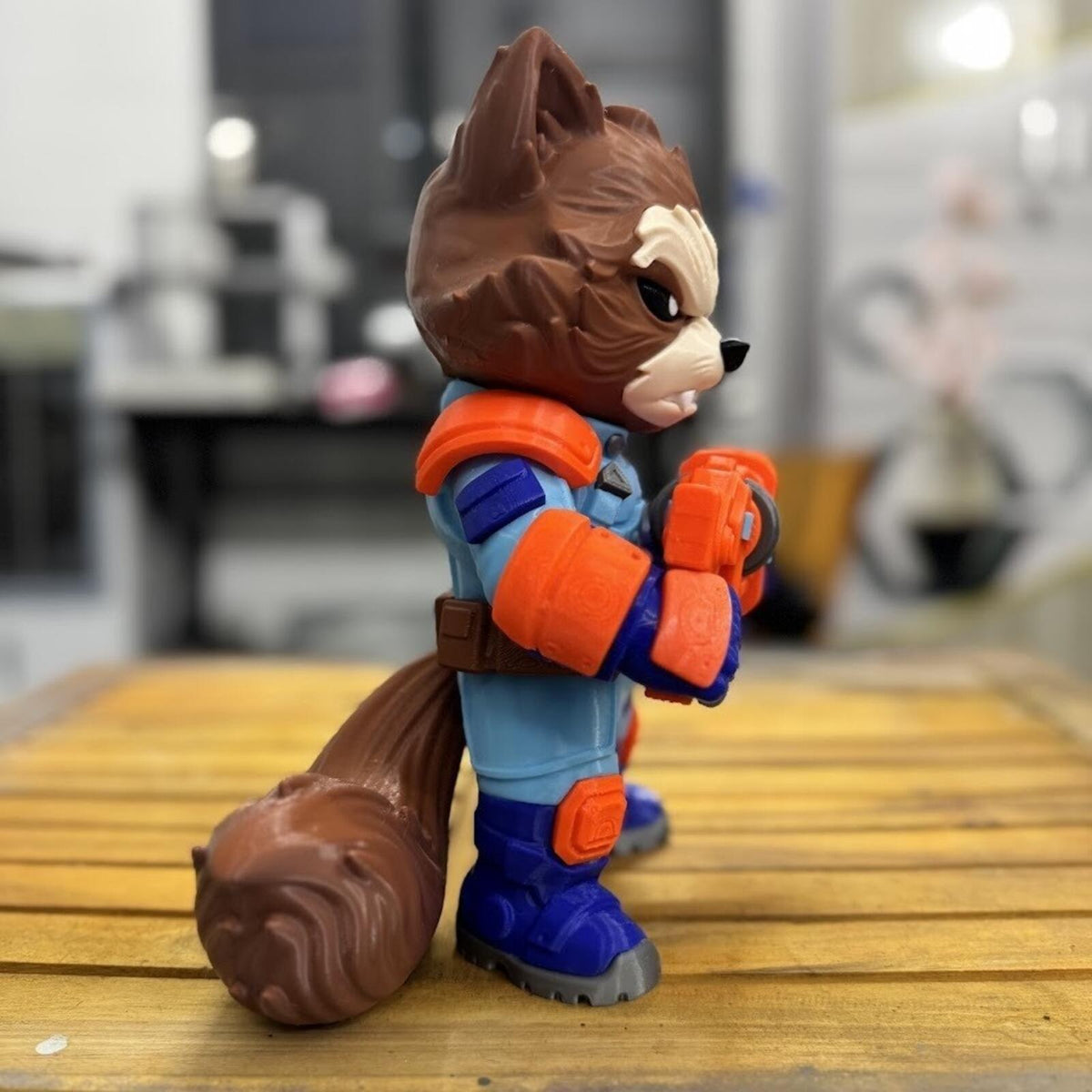 ROCKET RACCOON – Chibi Style 3D Fan Art Figure
