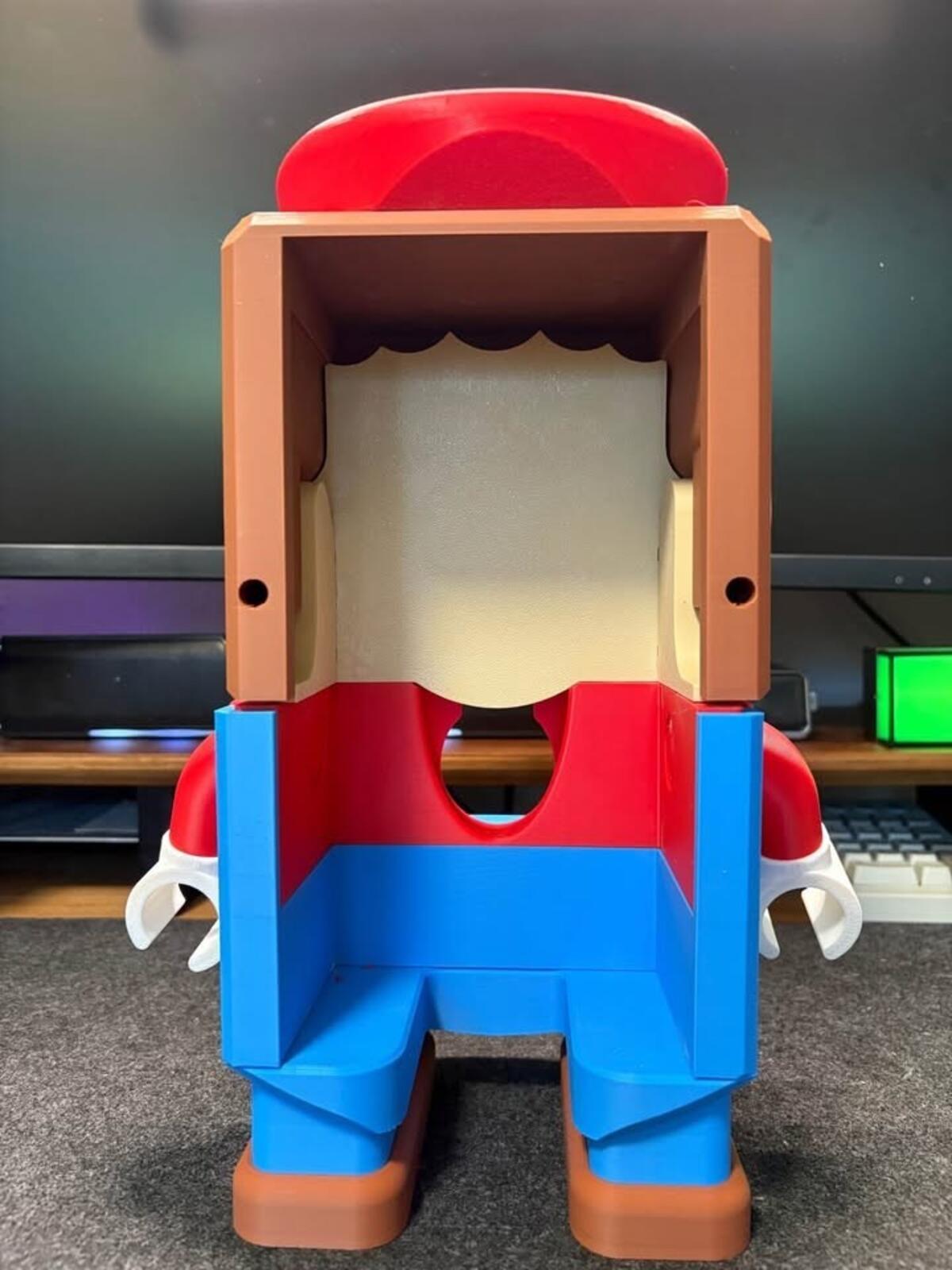 Super Mario Tissue Box Holder |13.5” 3D Printed