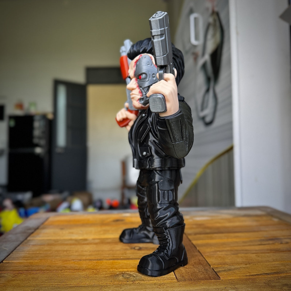 Terminator T-800 Fan Art 3D Printed Statue
