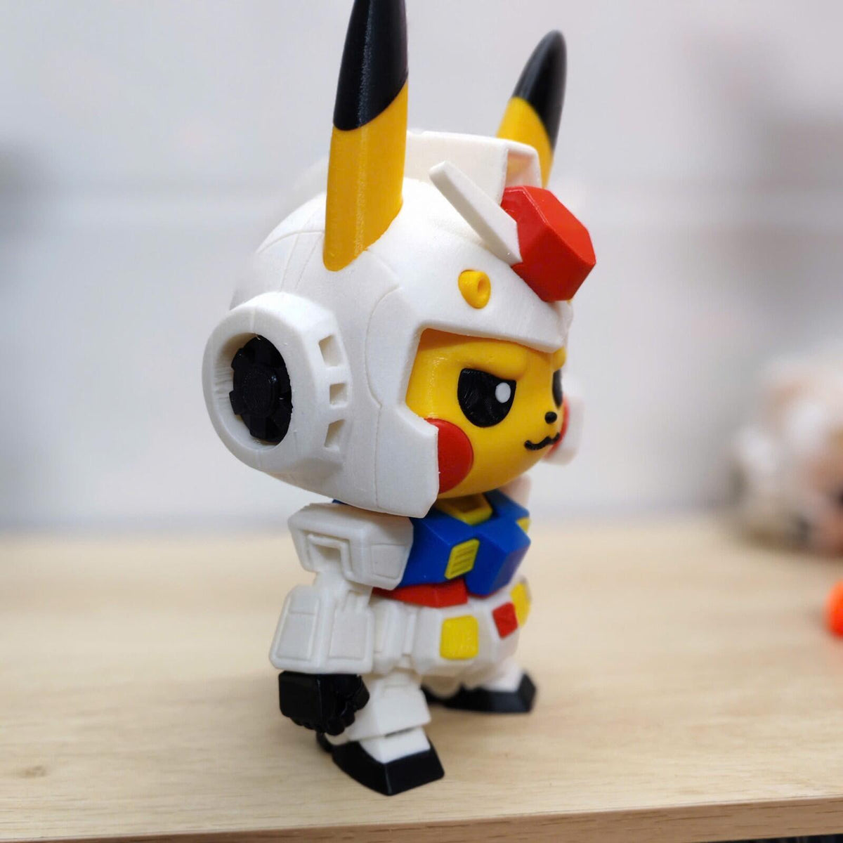 Pikachu Gundam RX-78 – Fan Art 3D Printed Collectible