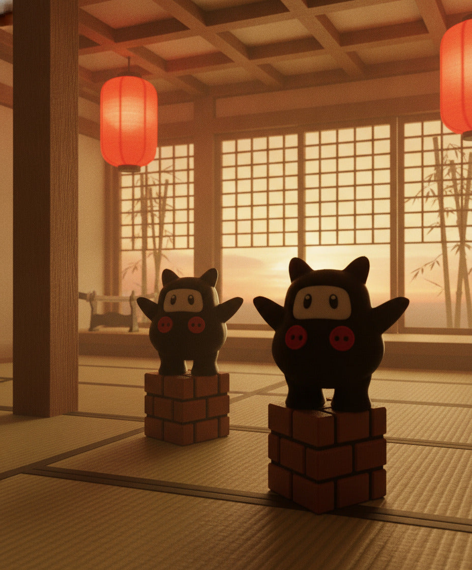 Ninji Figure – Mario-Inspired Collectible | Cute & Stealthy Ninja!