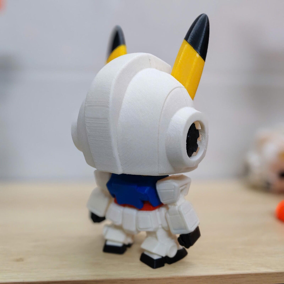 Pikachu Gundam RX-78 – Fan Art 3D Printed Collectible