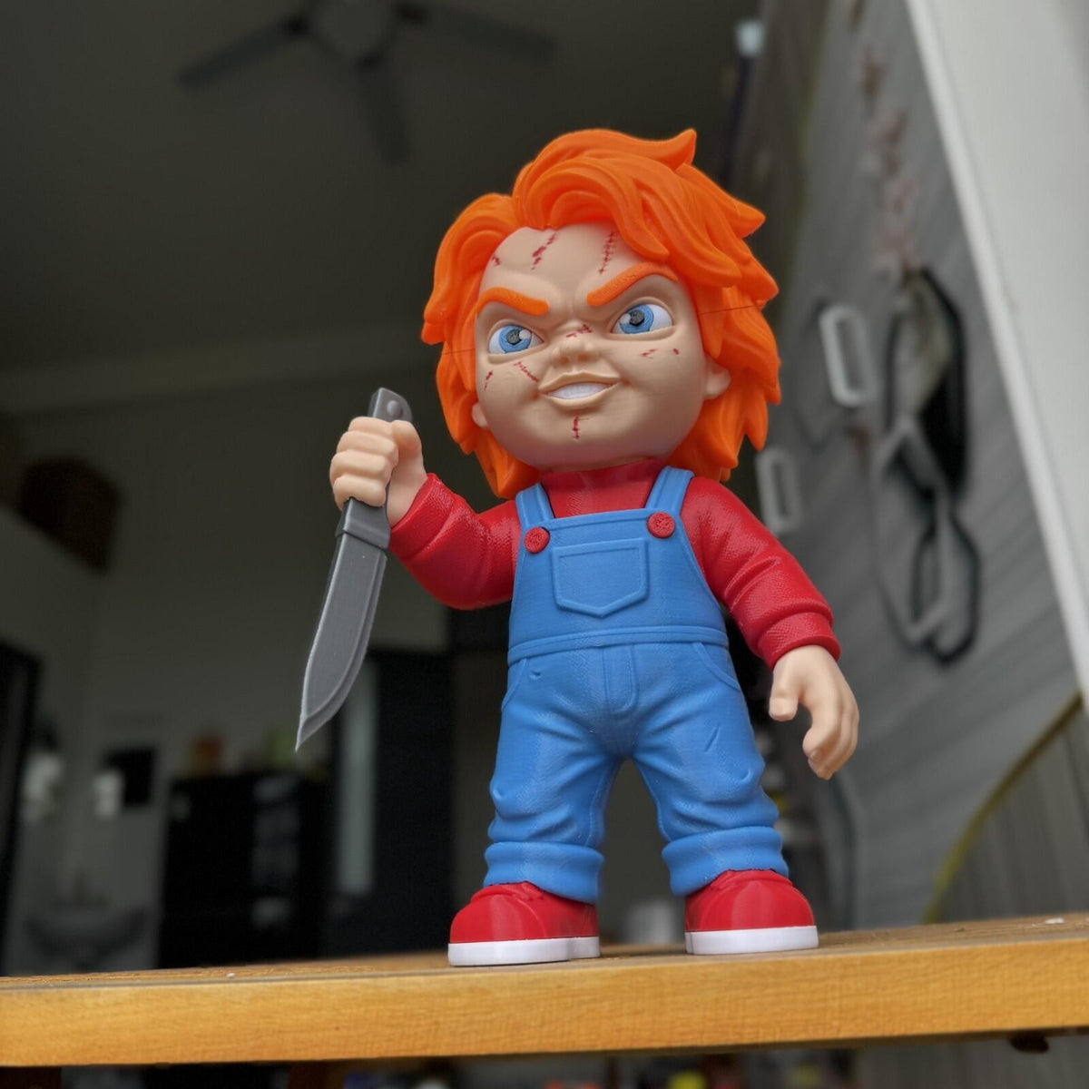 Chucky Fan Art 3D Printed Horror Statue