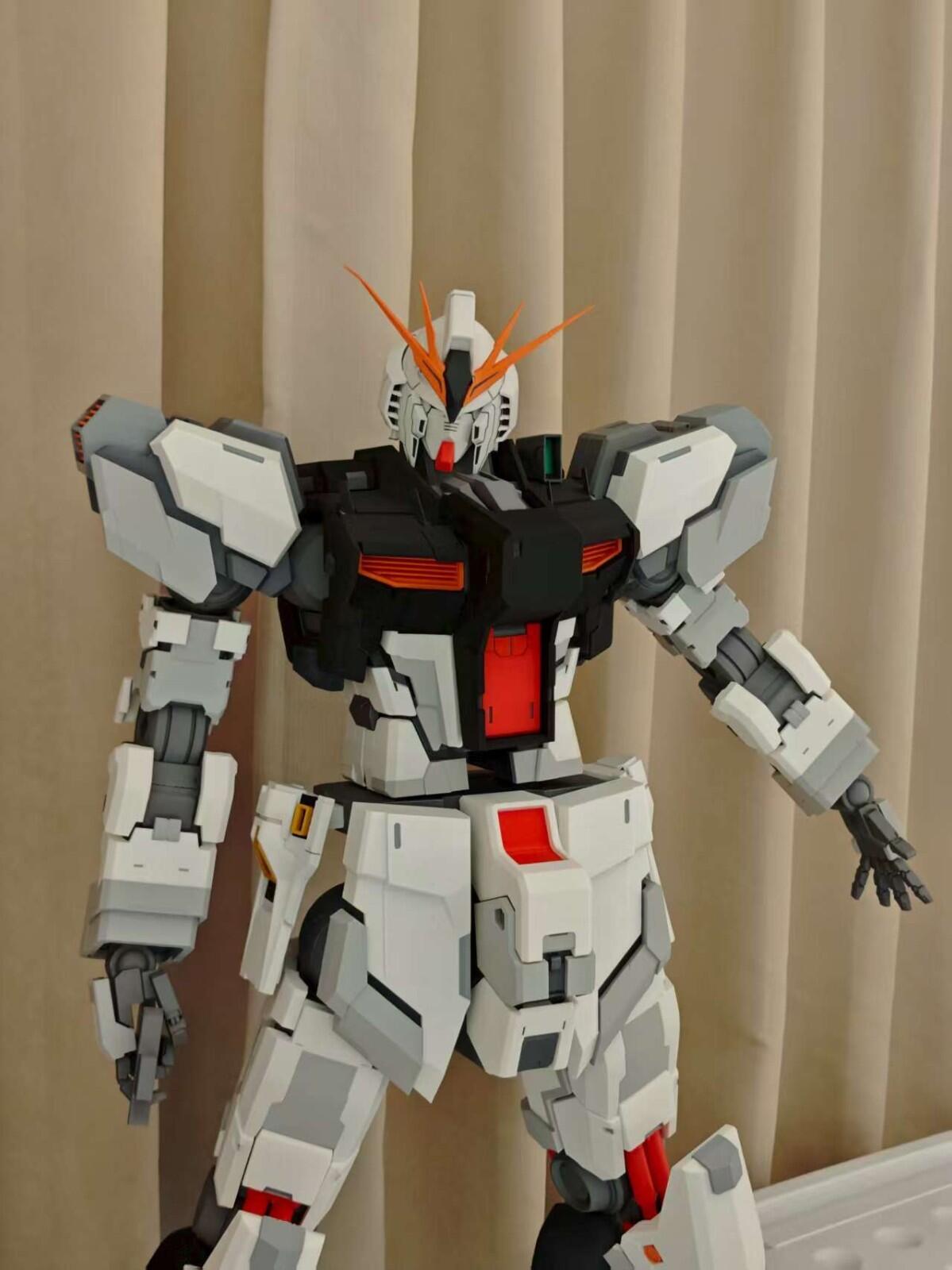 3D PRINTED RX-93 ν Gundam 3D Model (Height: 47.2 inches / 1.2 meters)