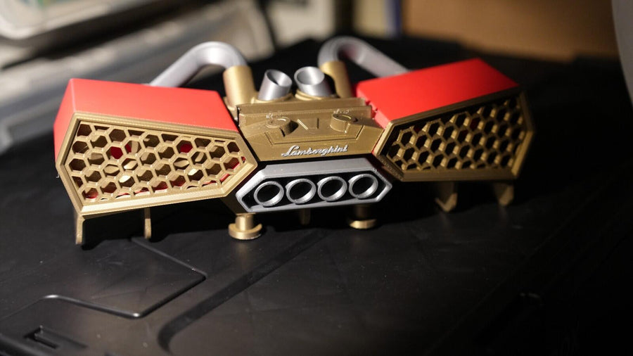 3D Printed Lamborghini Style Phone Speaker | Passive Amplifier Stand