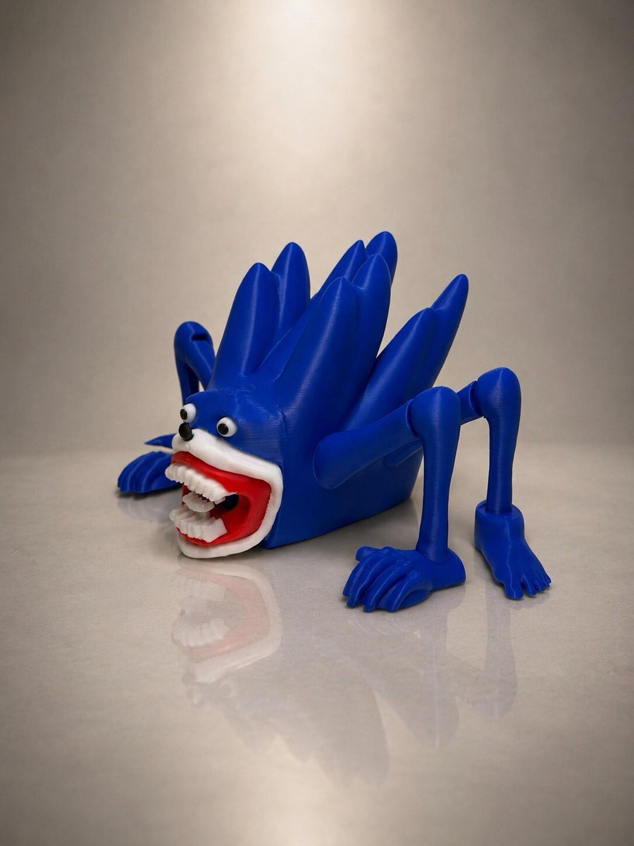 Sonic the Blue Hedgehog  3D Printed Action Figure