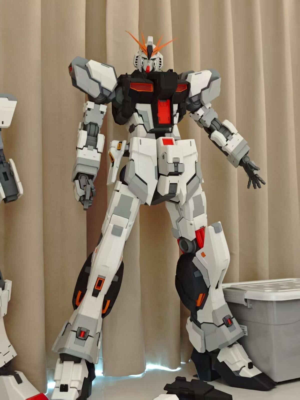 3D PRINTED RX-93 ν Gundam 3D Model (Height: 47.2 inches / 1.2 meters)