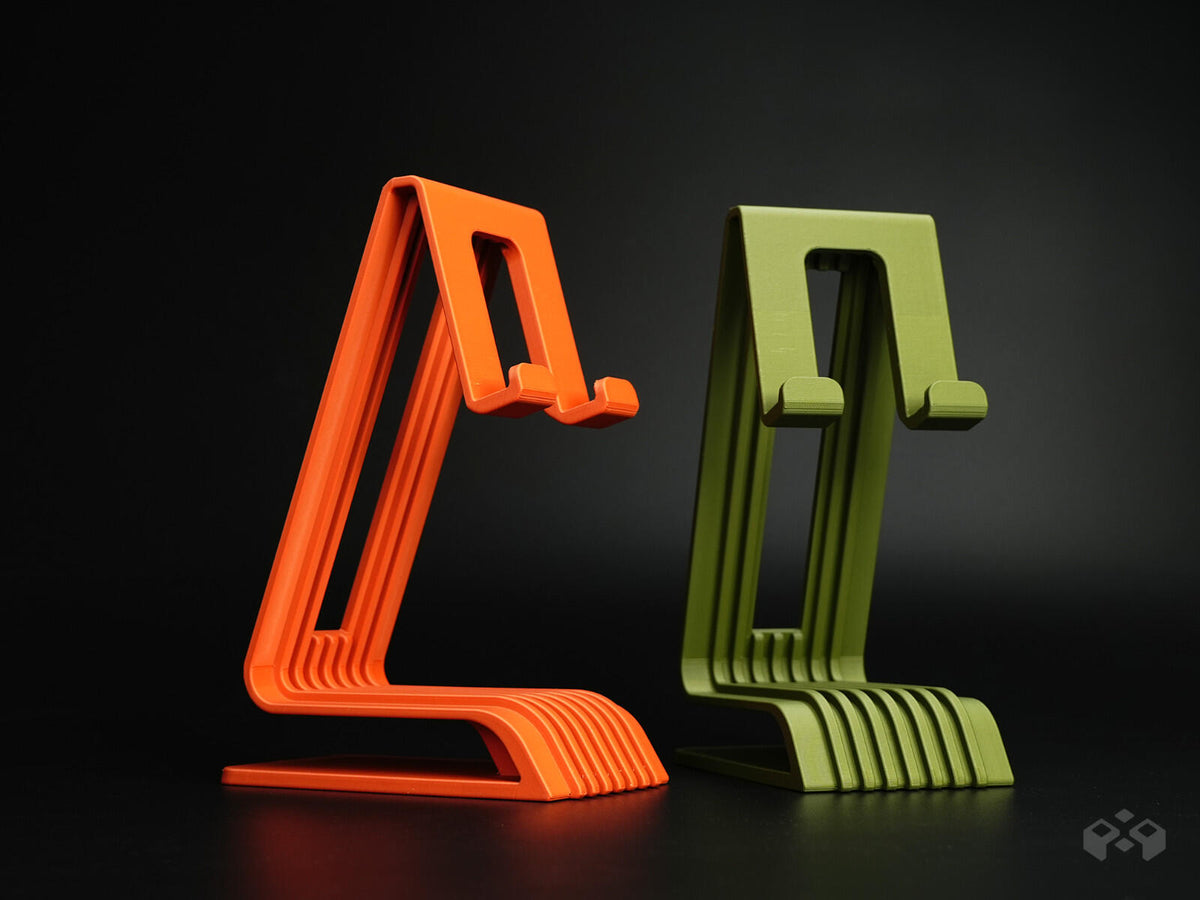 Wave-Inspired Sculptural Phone Stand | 3D Printed Desk Holder