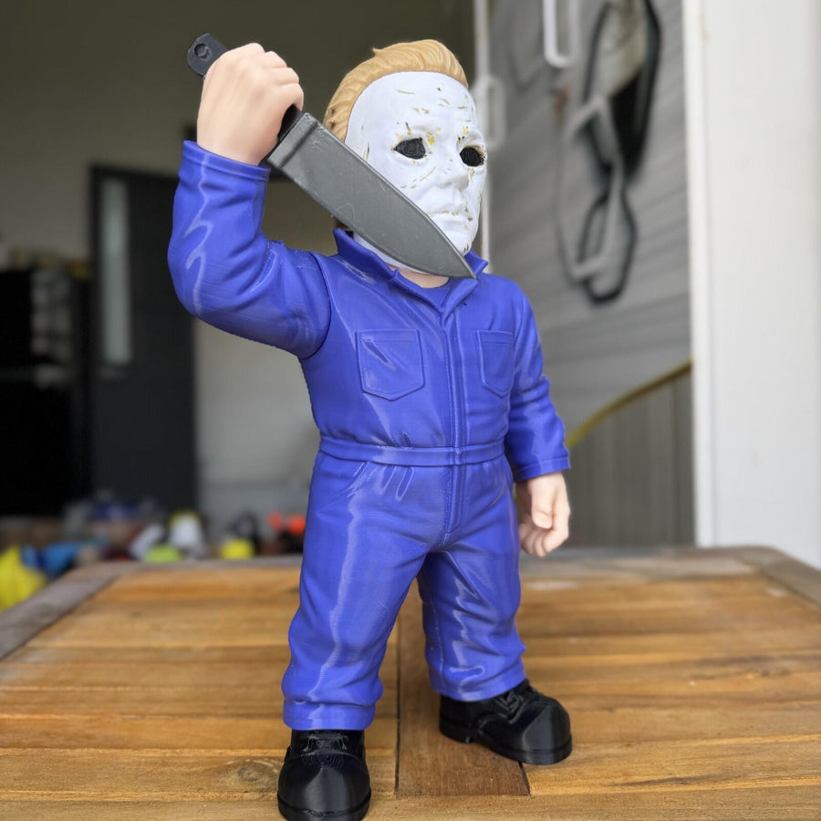 Michael Myers Fan Art 3D Printed Horror Statue