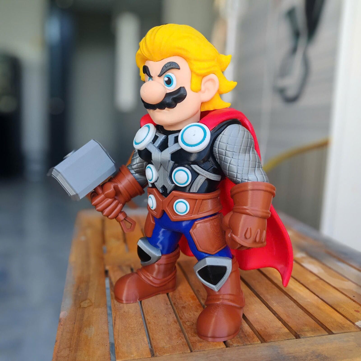 THORIO – Thor × Mario Fusion Fan Art 3D Printed Collectible