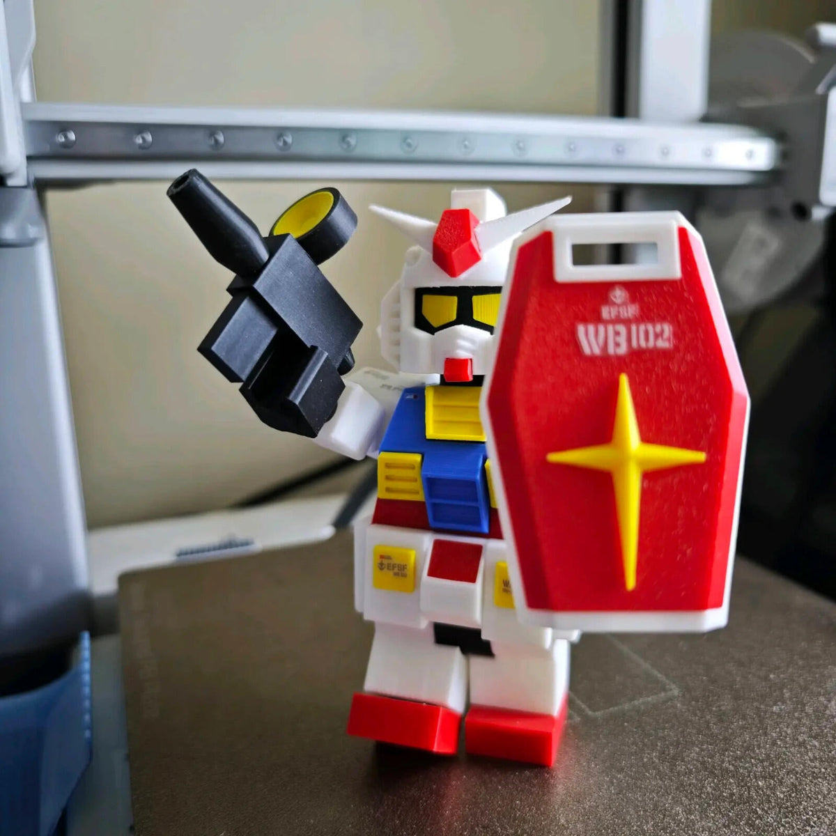 Gundam Style Mecha Crab Figure|3D Printed| No Stickers