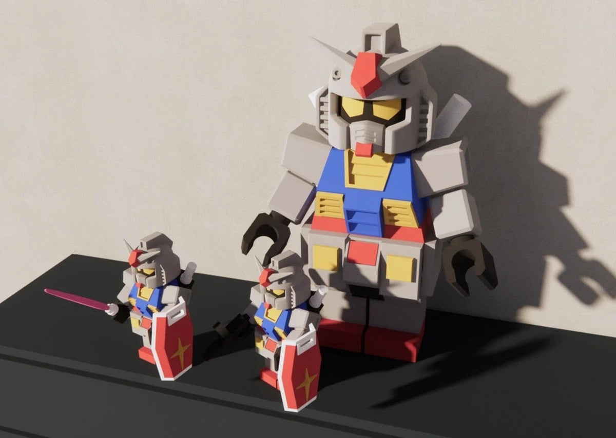 Gundam Style Mecha Crab Figure|3D Printed| No Stickers