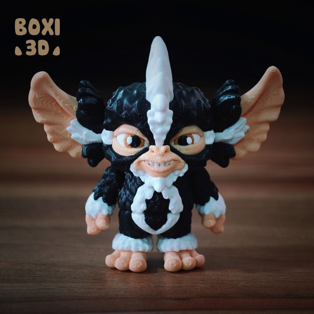 Mohawk Mogwai Inspired Keychain, Cute Monster Bag Charm, Collectible Gift
