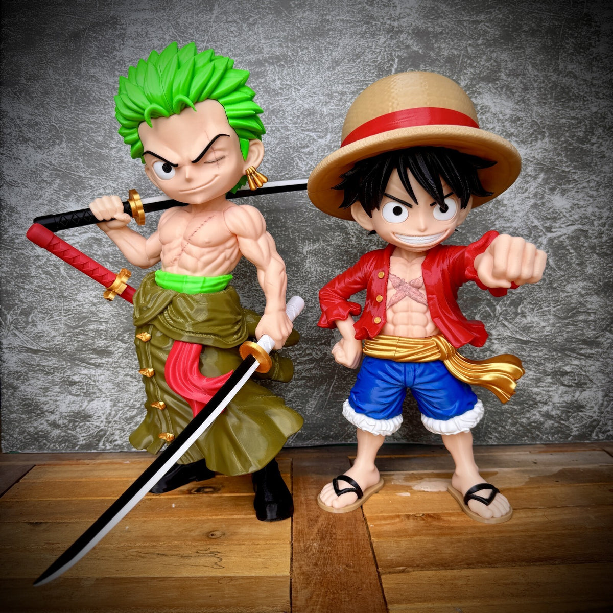 Luffy Inspired Fan Art Figure | 30cm 3D Printed Statue