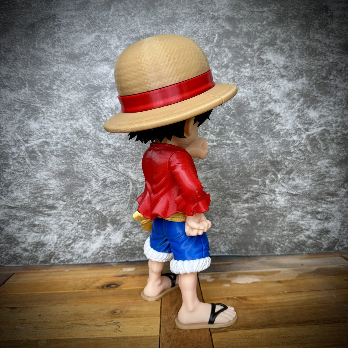 Luffy Inspired Fan Art Figure | 30cm 3D Printed Statue