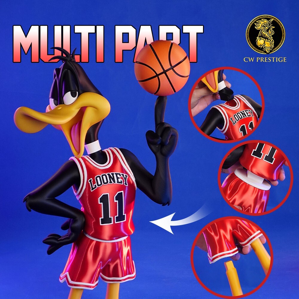 Looney Tunes x Chicago Bulls – Daffy Duck Basketball Figure